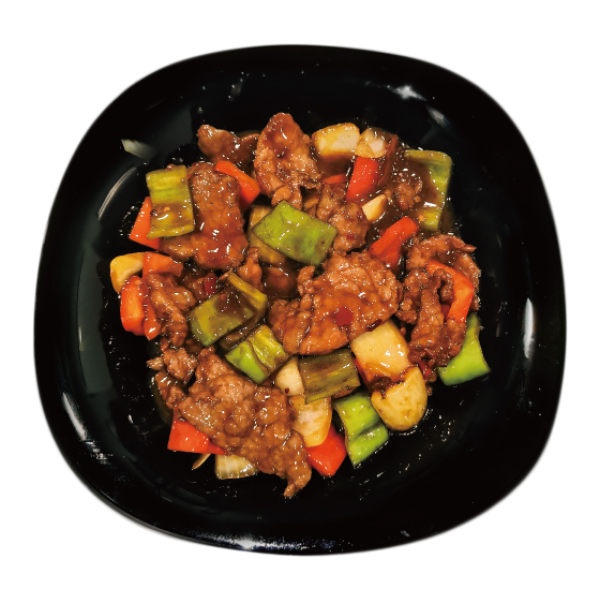 Ternera con salsa ostra