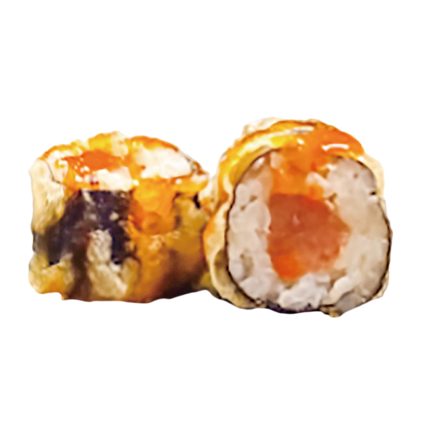 Maki frito con salmón (4u)