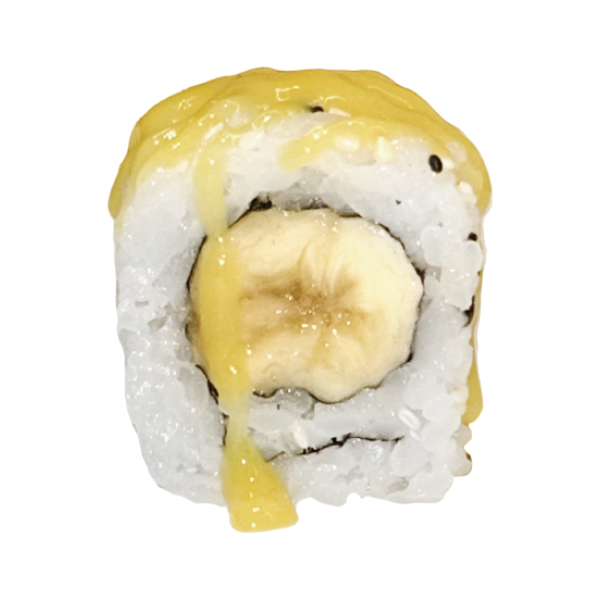 Uramaki plátano (4u)