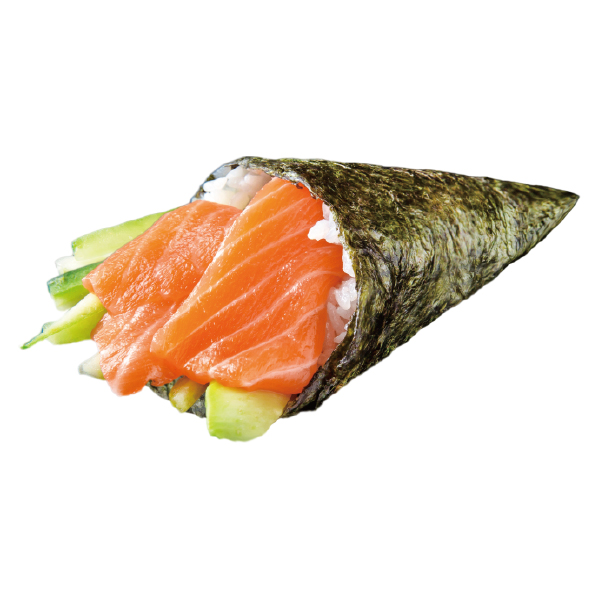 Temaki salmón (1u)