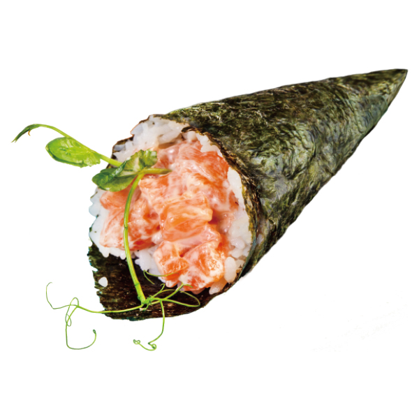 Temaki spicy salmón (1u)