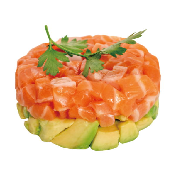 Tartar de salmón